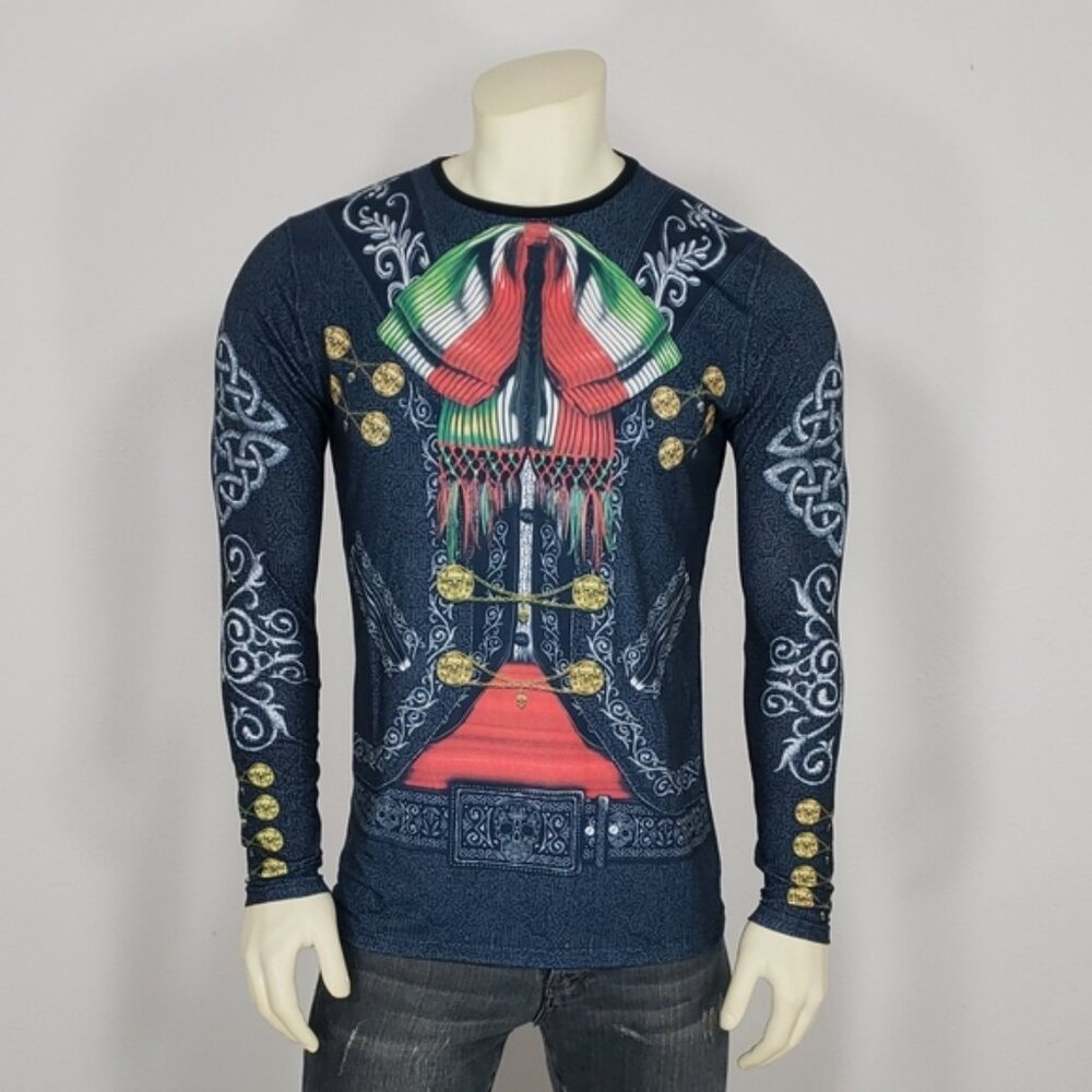 NWT AY GUEY MARIACHI 2019 CREWNECK LONG SLEEVE T-SHIRT MEN'S M